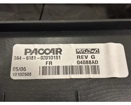 PETERBILT 579EV Dash Panel
