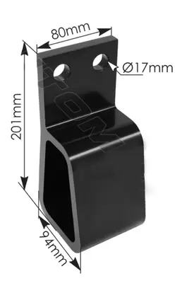 PETERBILT 579 Bumper Bracket, Front
