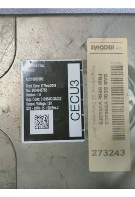 PETERBILT 579 CAB CONTROL UNIT MODULE