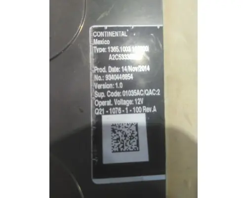 PETERBILT 579 CAB CONTROL UNIT MODULE