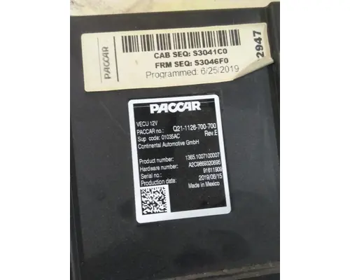 PETERBILT 579 CAB CONTROL UNIT MODULE