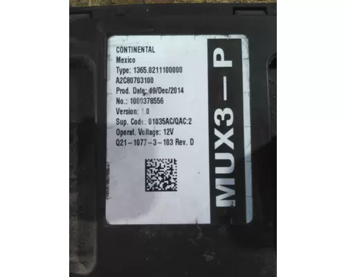 PETERBILT 579 CHASSIS CONTROL MODULE (CCM)