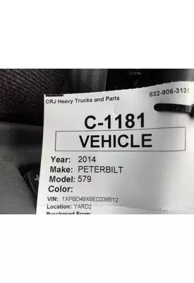 PETERBILT 579 Complete Vehicle