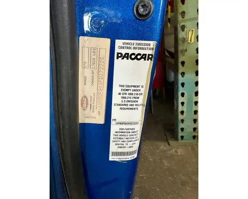 PETERBILT 579 Door Assembly, Front