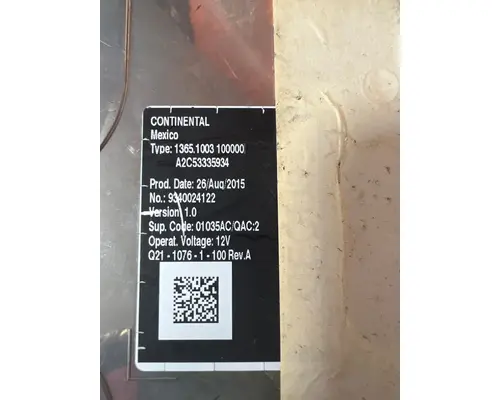 PETERBILT 579 ECM (HVAC)