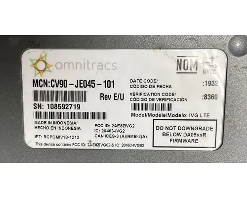 PETERBILT 579 Electrical Parts, Misc.