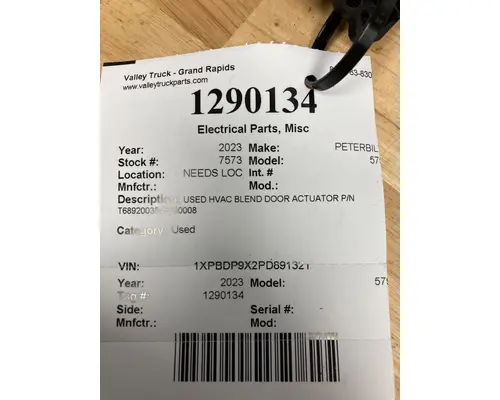 PETERBILT 579 Electrical Parts, Misc