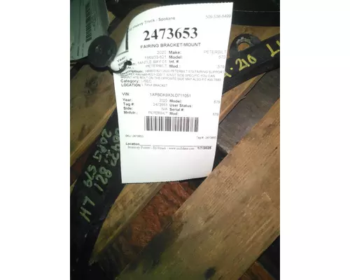 PETERBILT 579 FAIRING BRACKETMOUNT