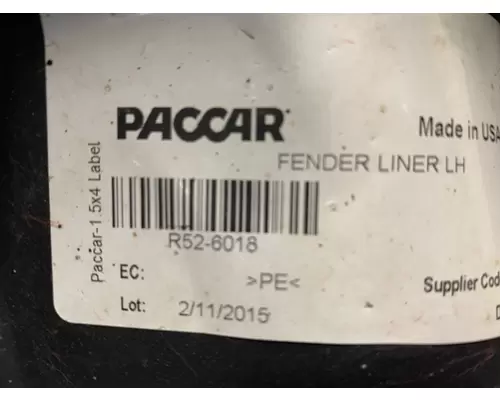 PETERBILT 579 Fender Extension