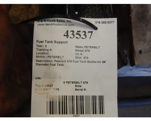 PETERBILT 579 Fuel Tank StrapHanger