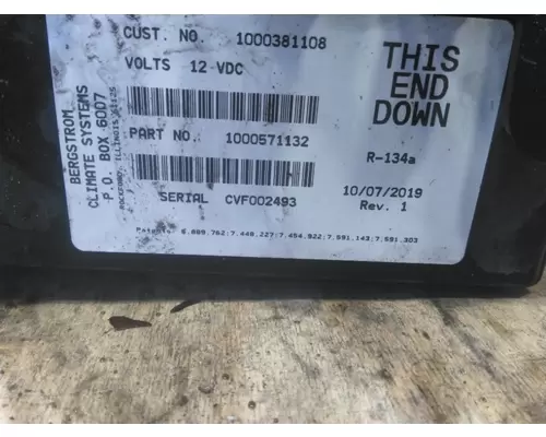 PETERBILT 579 HEATER OR AIR CONDITIONER PARTS
