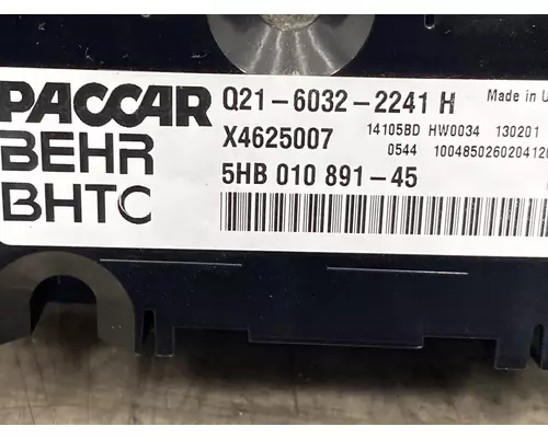 PETERBILT 579 Heater or Air Conditioner Parts, Misc.