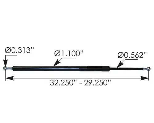 PETERBILT 579 Hood Strut
