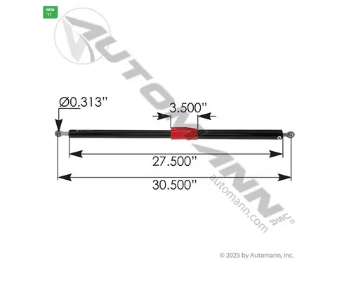 PETERBILT 579 Hood Strut