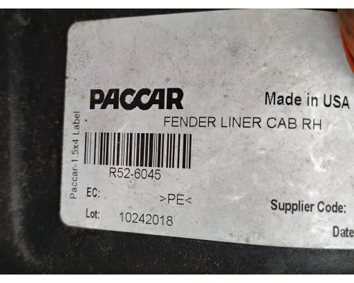 PETERBILT 579 Inner Fender