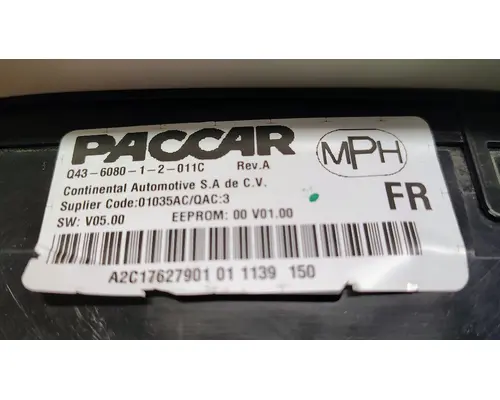 PETERBILT 579 Instrument Cluster