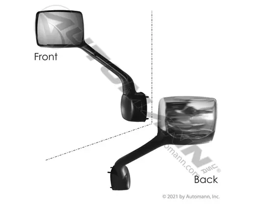 PETERBILT 579 MIRROR ASSEMBLY FENDERHOOD