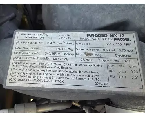 PETERBILT 579 Parts Vehicles