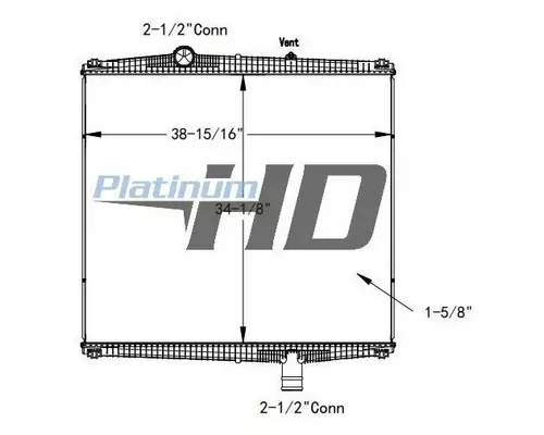 PETERBILT 579 RADIATOR ASSEMBLY