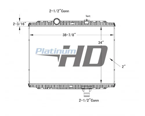 PETERBILT 579 RADIATOR ASSEMBLY
