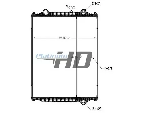 PETERBILT 579 RADIATOR ASSEMBLY