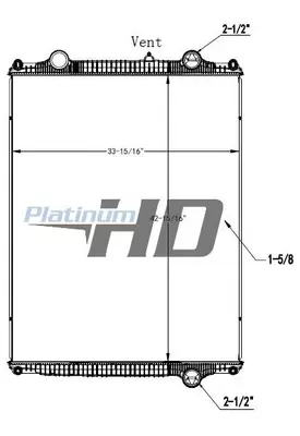 PETERBILT 579 RADIATOR ASSEMBLY