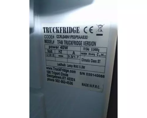 PETERBILT 579 SLEEPER REFRIGERATOR