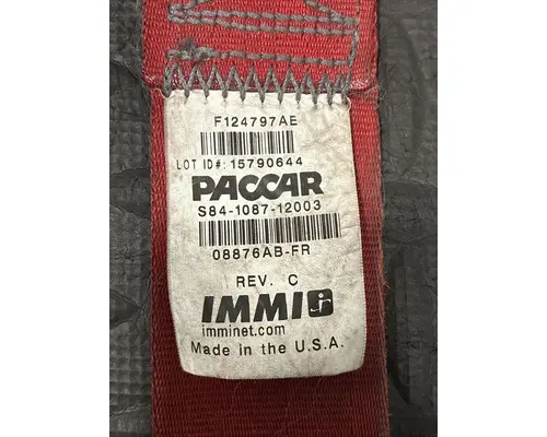 PETERBILT 579 Seat Belt