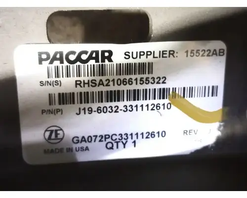 PETERBILT 579 Steering Column