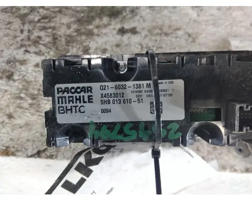 PETERBILT 579 TEMPERATURE CONTROL