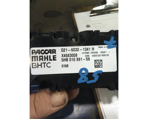 PETERBILT 579 TEMPERATURE CONTROL