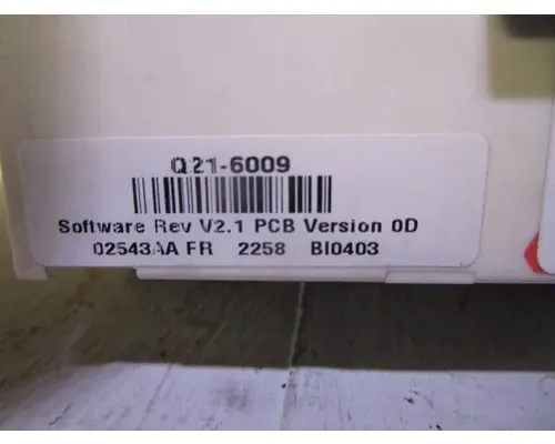 PETERBILT 587-Sleeper_Q21-6009 AC Control