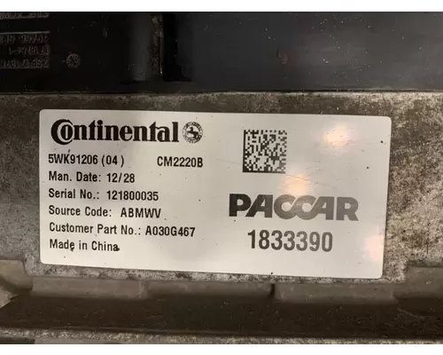 PETERBILT 587 ECM (EGR Maintenance Reminder)
