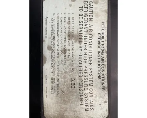 PETERBILT 587 Heater Core