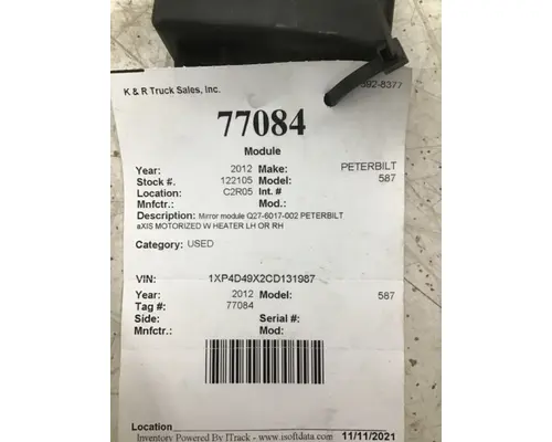 PETERBILT 587 Modules