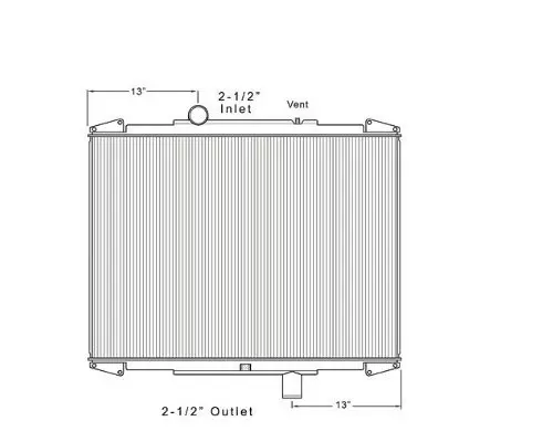 PETERBILT 587 RADIATOR ASSEMBLY