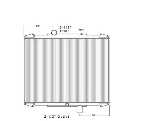 PETERBILT 587 RADIATOR ASSEMBLY