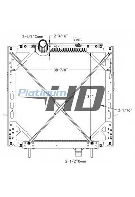 PETERBILT 587 RADIATOR ASSEMBLY