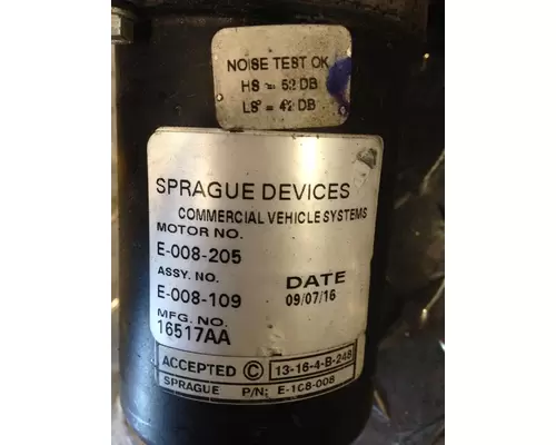 PETERBILT 587 Wiper Motor, Windshield