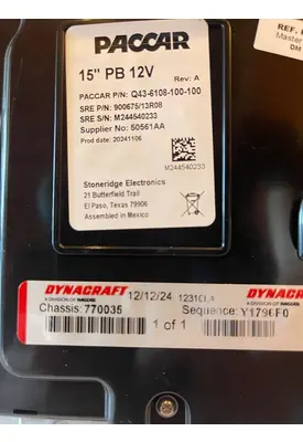 PETERBILT 589 Instrument Cluster