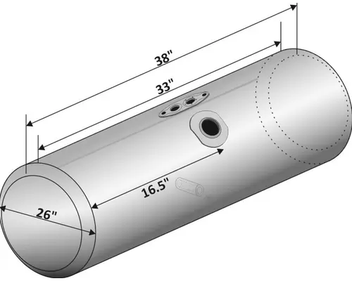 PETERBILT 75-84 GALLON FUEL TANK