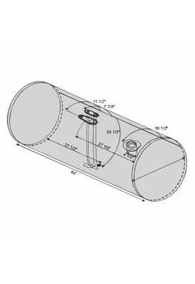 PETERBILT 95-104 GALLON FUEL TANK