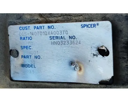 PETERBILT Low Air Leaf Cutoff Tandem Axle