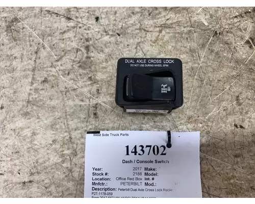 PETERBILT P27-1178-059 Dash  Console Switch