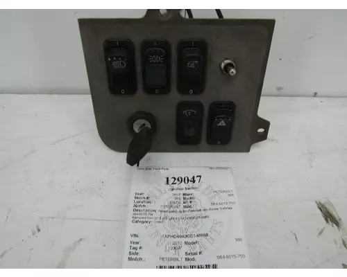 PETERBILT S64-6015-750 Ignition Switch