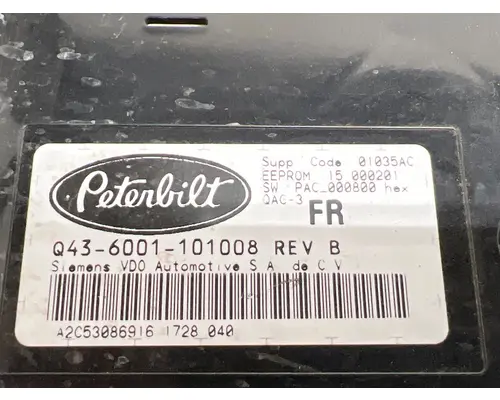 PETERBILT S64-6043-311200 Instrument Cluster