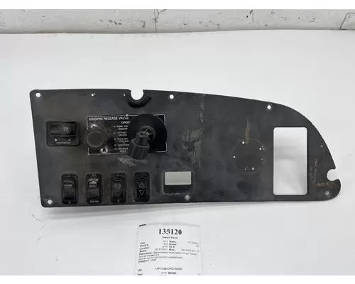 PETERBILT S64-6083M01-411 Switch Panel