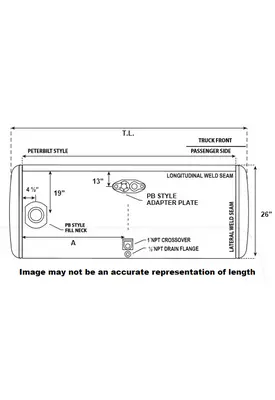 PETERBILT VARIOUS MODELS Fuel Tank