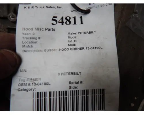 PETERBILT  Body Parts, Misc.