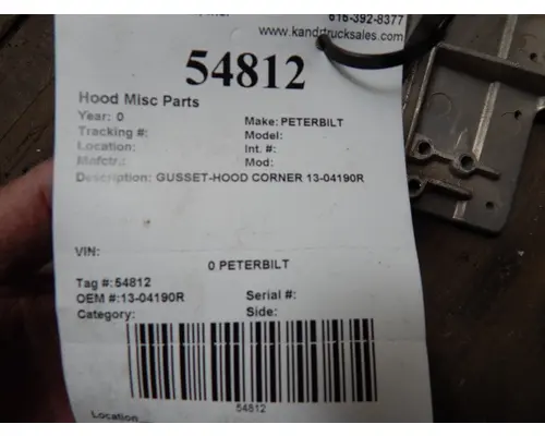 PETERBILT  Body Parts, Misc.